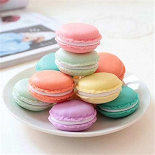 Inovey Honana Bd-534 Cute Candy Farbe Macaron Mini Geburtstag Geschenk Box Wasserdicht Lagerung Schmuck Ringe Pill Box - Blau