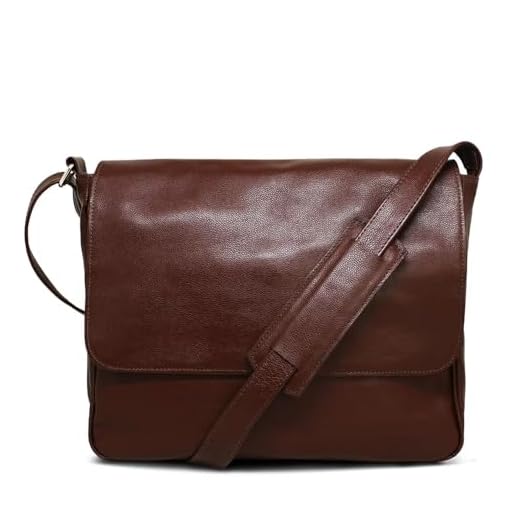 Bolsa Carteiro de Couro Renné – Pinhão