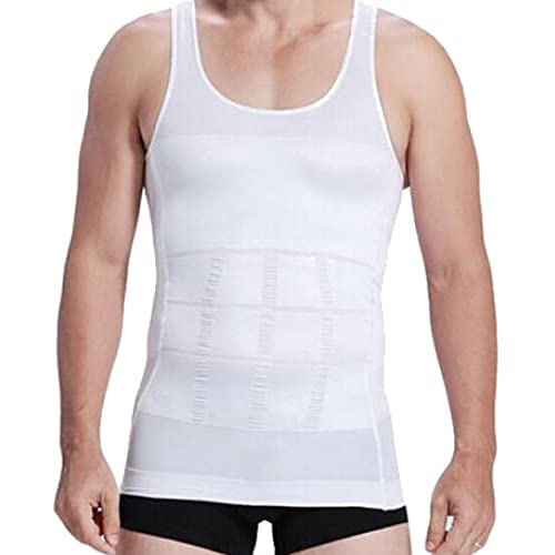 Gilet de compression gainant corps pour hommes en tissu respirant