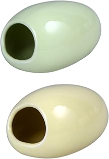 BCOATH 2 Pçs Hamster Ninho De Cerâmica Hamster Refrigeração Ninho De Cerâmica Esconderijo De Hamster Ninho De Cerâmica Hamster Cama De Animal De Estimação Ninho De Hamster Casa De