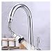 Elastyczna bateria kuchenna Opryskiwacz, bateria zlewozmywakowa Faucet Water Outlet 360 ° Aerator zlewozmywakowy Extender ABS. Polerowany chrom do zimnej gorącej wody