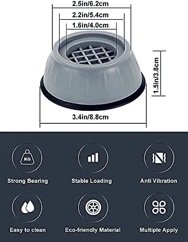 Image of AMAZOR Washing Machine Spare Part Compatible for Samsung Washing Machine (Anti Vibration Pads)