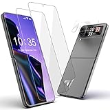 WATACHE Galaxy Z Flip 4 Screen Protector, 2 Inner Screen Flexible Film + Camera Lens Cover + Back Sc