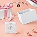 MUNBYN Penguin Portable Bluetooth Label Maker Machine, Wireless Pocket Thermal Label Printer, Handheld Mobile Labeler for Home Kitchen Study Use Adorable Gift, Compatible with Android & iOS (Red)