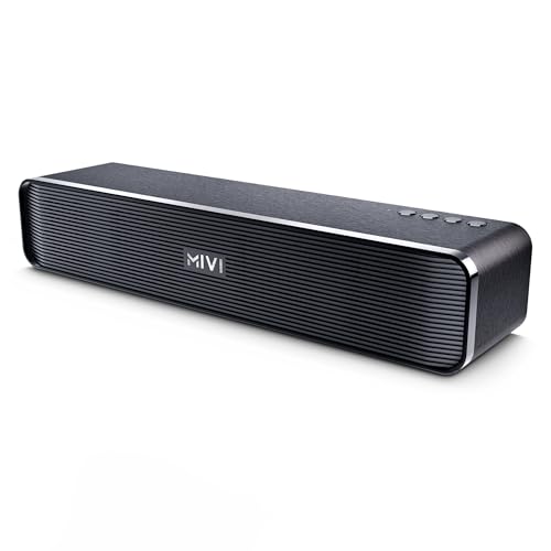 Image of Mivi Fort H30 Portable Bluetooth Speakers Soundbar - [Newly launched] 30W Bluetooth Soundbar for Campus Life, 2.0 Channel, Sleek Design, 6 Hours Playtime, Multi-connectivity, Made in India