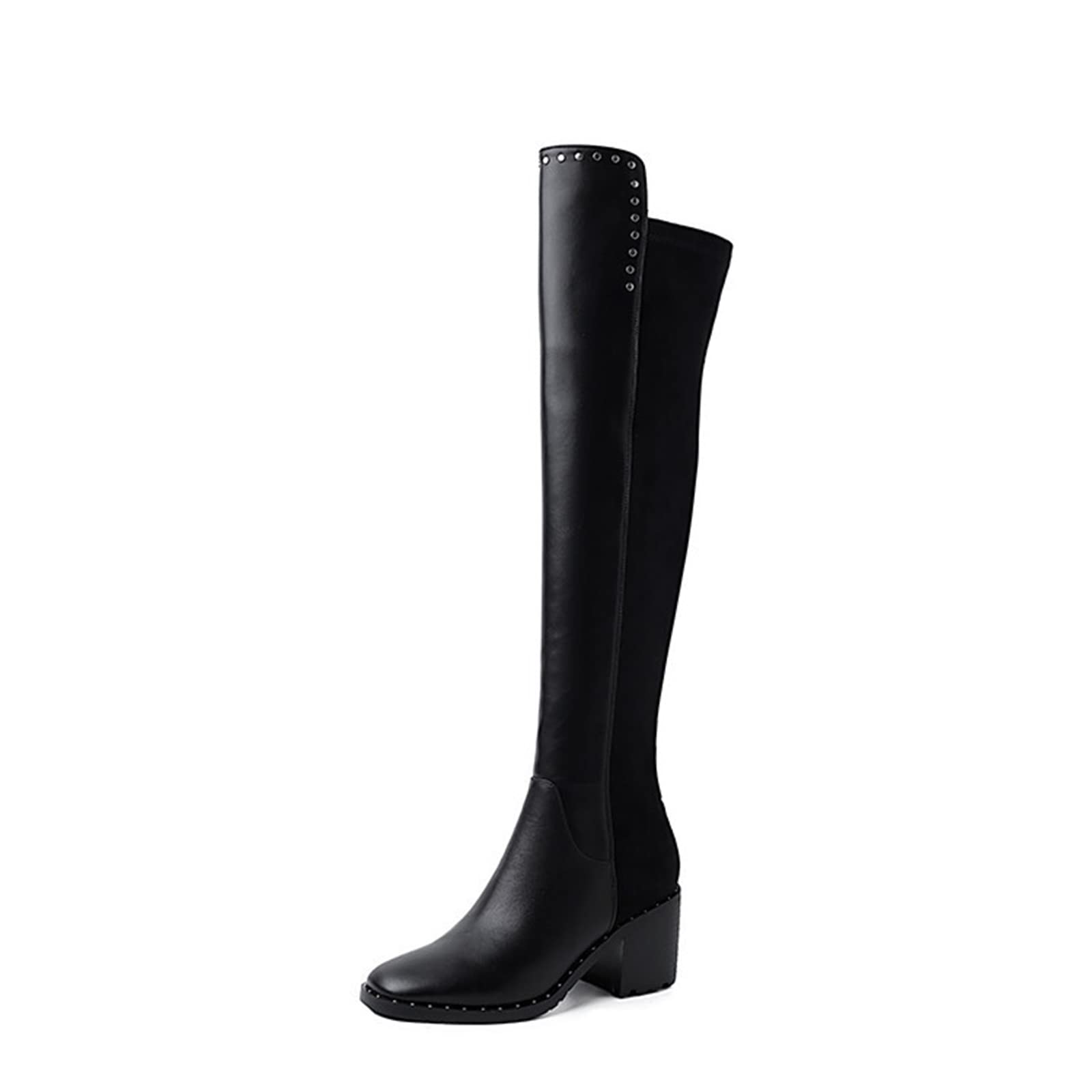 Bottes extensibles à la mode ajustées pour mollets larges - 8