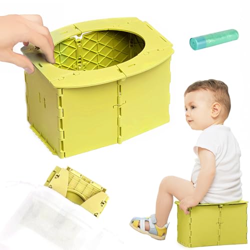 Portable Potty Seat for Toddler Foldable Travel Potty Training Toilet Seat
