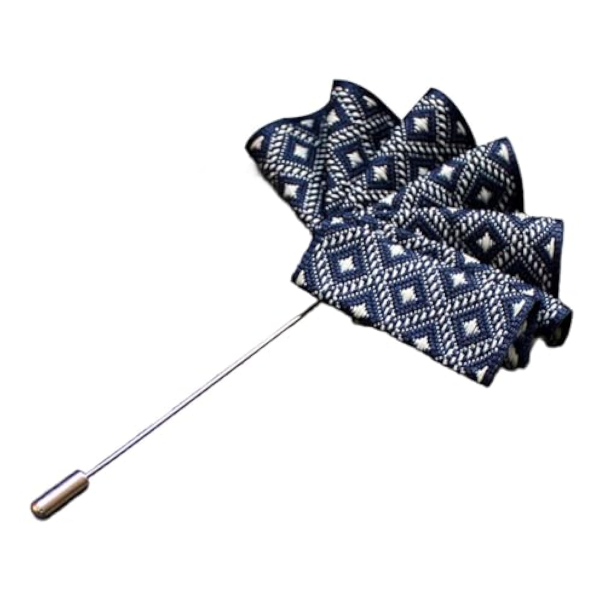 Men's Classy Decorative Lapel Pin with Pocket Towel for Festivals