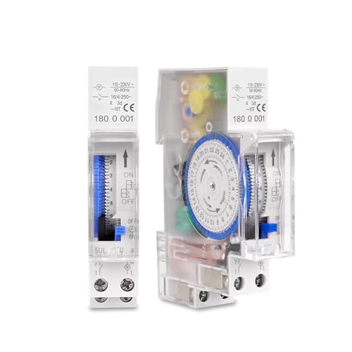 Interrupteur horaire SUL180a minuterie 24h programmable par pas de 15 min