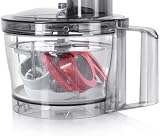 Bosch Kompakt-Küchenmaschine MultiTalent 3, 20 Funktionen, Rührschüssel 2,3 L, Universalmesser, Schneid-Raspel-Wendescheibe, Schlagscheibe (Sahne), Einfüllhilfe, Deckel, 800 W, weiß, MCM3100W - 5