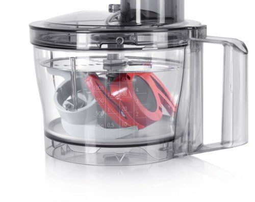 Bosch Kompakt-Küchenmaschine MultiTalent 3, 20 Funktionen, Rührschüssel 2,3 L, Universalmesser, Schneid-Raspel-Wendescheibe, Schlagscheibe (Sahne), Einfüllhilfe, Deckel, 800 W, weiß, MCM3100W 5