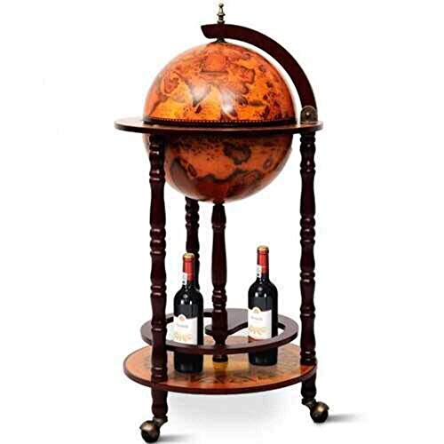 Soporte para botellas de vino de madera 36" estilo italiano miniatura 5