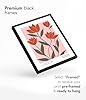 London Flower Market Poster Floral Wall Decor Print Abstract Colourful Minimalist Travel Bedroom Art, Archival Matte, A2 (Print Only) - 59.4x42cm #3