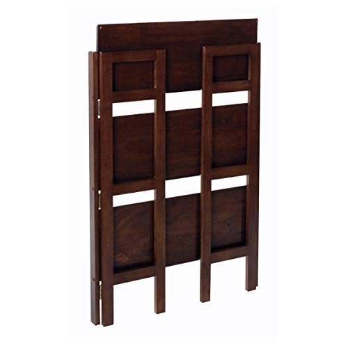 Winsome Torino 3-Pc Set Folding Bookcase W/Fabric Basket Storage And Organization, Espresso/Chocolate #TOP2