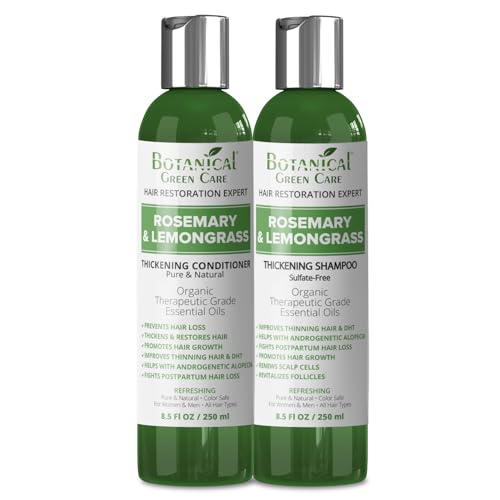 Hair Loss Shampoo Rosemary & Lemongrass & Conditioner Set. (2