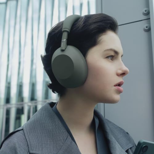 Image of Sony WH-1000XM6 The Best Wireless Noise Canceling Headphones, HD NC Processor QN3, 12 Microphones, Adaptive NC Optimizer, Mastered by Engineers, Studio-Quality- Olive Gray