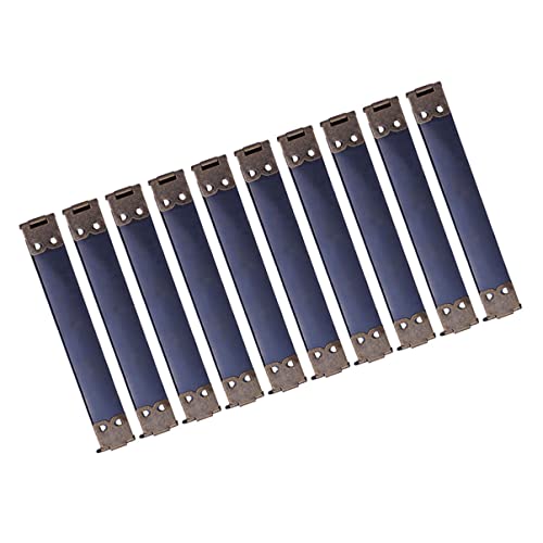 CORHAD 2 Sets Handtaschenscharnier-Set 10 cm Metallrahmen Für Lederhandtaschen Scharnier Geldbörsenzubehör Federclip Für Die Taschenherstellung 10 Stück * 2
