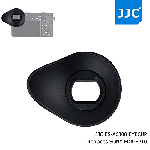 JJC Soft Silicone 360º Rotatable Ergonomic Oval Shape Camera Viewfinder Eyecup Eyepiece