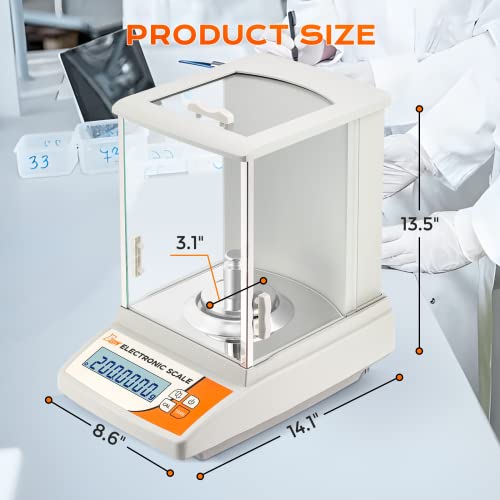 Bonvoisin Laboratory Analytical Balance 0.1Mg High Precision Lab Scale Ce Certificated Electronic Balance 0.0001G Accuracy Scientific Scale #TOP5