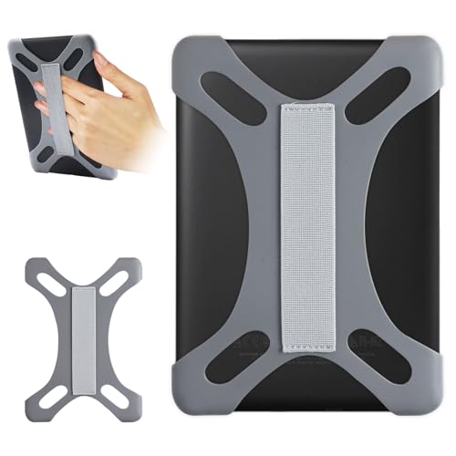 HoYiXi Universal Hand Strap for 6-7 lnch Kindle eReader,Compatible Kobo/Pocketbook/Tolino/Paperwhite/Nook eReader，for 6', 6.8', 7' eReader with High Elasticity Hand Strap,Gray