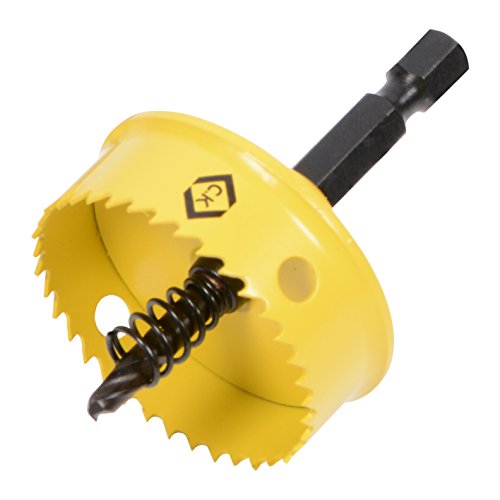 C.K T3202 025 25 mm Sheet Steel Hole Saw, Yellow
