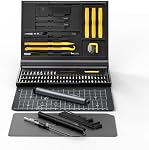 Fanttik E1 NEX Workstation Electronics Repair Tool Kit, Precision Electric Screwdriver Kit with 64 Magnetic S2 Bits, 12 Types Fix Tools, 2 Torque Settings for Phone Laptop Cameras Watch