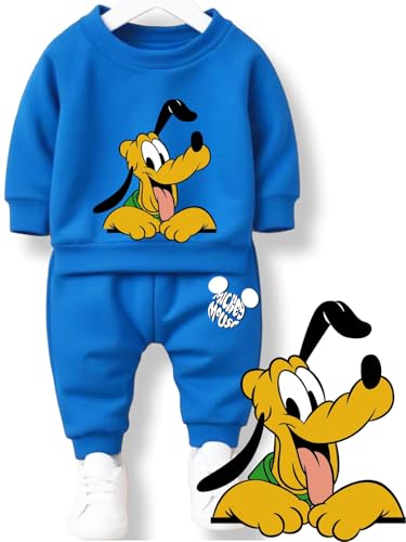 Image of minicult Mickey cotton Kids Coords matching Tshirt and pant set with character print (Pack of 1)
