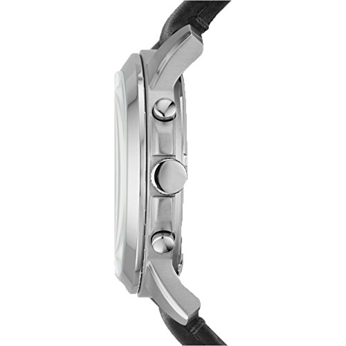 FOSSIL Grant Watch for Men, Quartz Chronograph Movement with Leather and Stainless Steel Strap