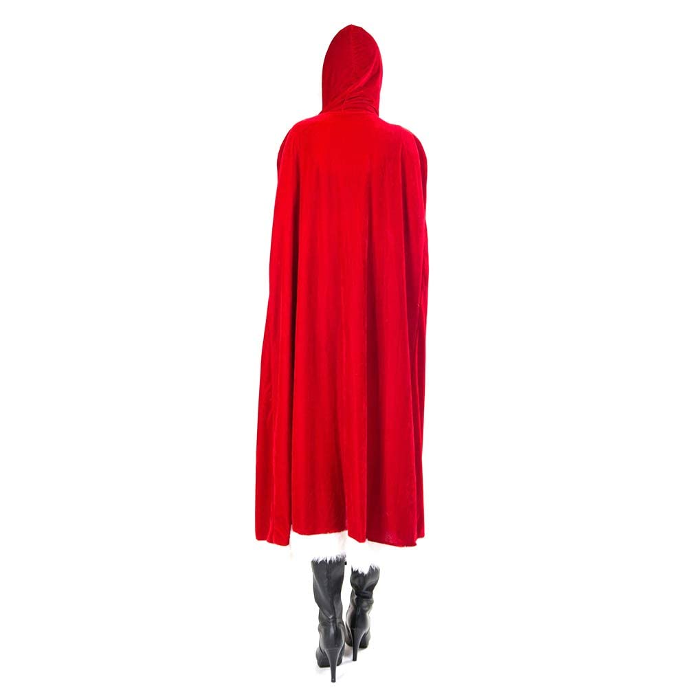 Kerstmantel Cape, Kerstmis Santa Omhang met Hoodie, Rote Hoodie Omhang Kerstmantel Cape, Kerstmis Santa Omhang met Hoodie, Rote Hoodie Omhang