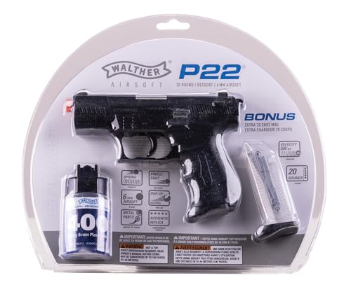 Umarex 2272001-WAA Walther P22 Special Operations, Black Airsoft Gun thumb #3