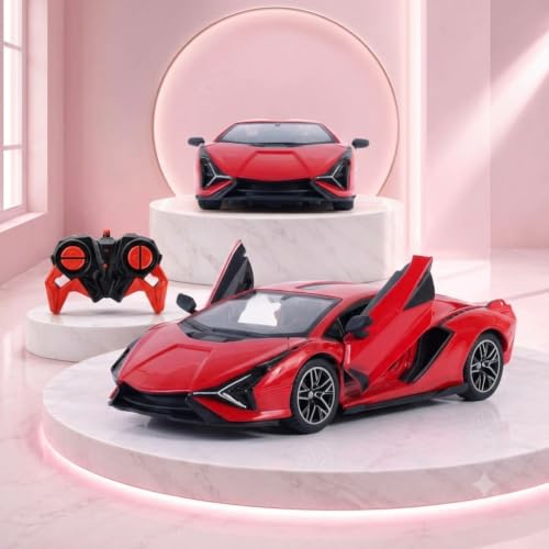 Popsugar Door Opening Remote Control Car, Red - Image 2