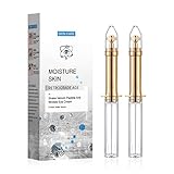 HASAIKA Anti-Falten Augencreme, Feuchtigkeitsspendende Augencreme Schlangengiftpeptid gegen Augenfältchen, Tränensäcke, Augenringe, 2 Stück