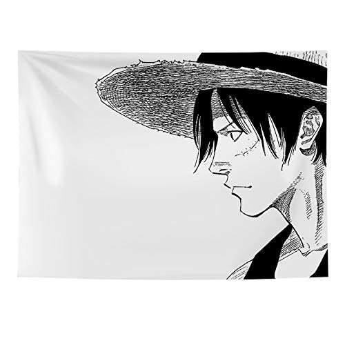 Amazon Co Jp ワンピースハンギングクロス背景クロス漫画アニメタペストリー寮寝室ベッドサイド壁装飾 ホーム キッチン
