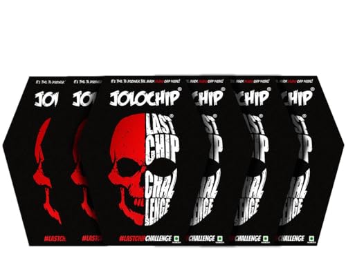 Image of Jolochip | LastChipChallenge (Pack of 6) | Extreme Spicy Tortilla Chip | Hottest Chip in the World | Ultimate Hot Snack | 5grm * 6