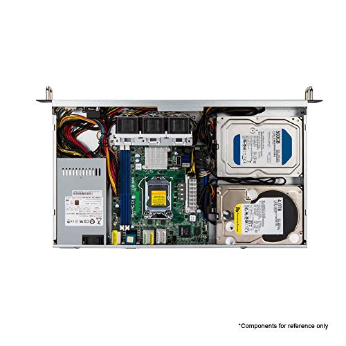 Image of IN-WIN IW-RF100S-S265 1U Short Depth Mini-ITX Rackmount Server Chassis , 265W