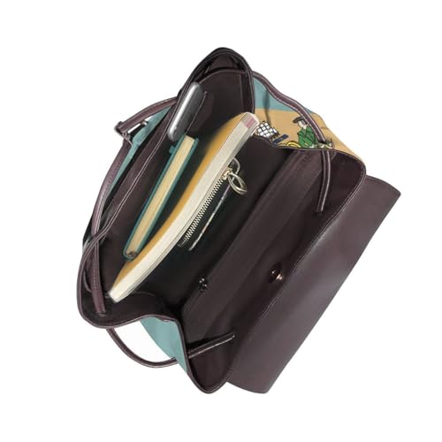 Sac à dos cuir Delaware pour ordinateur portable avec compartiment sécurisé randonnée