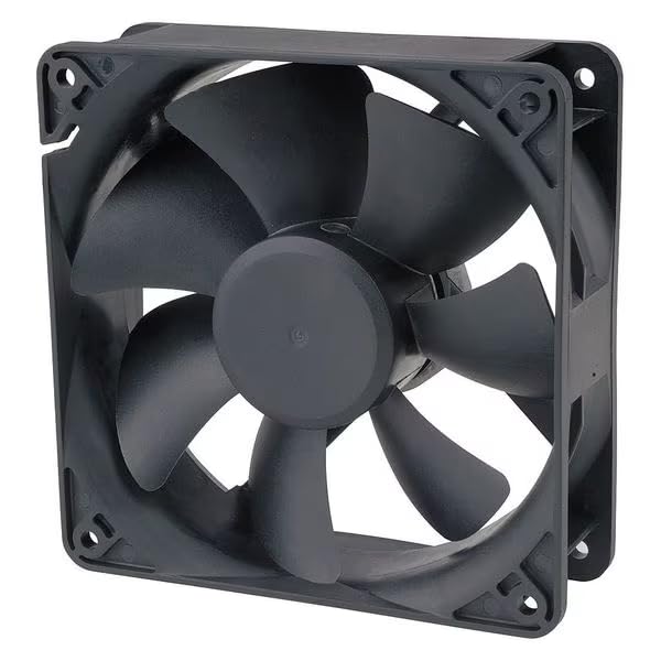 Axial Fan, Square, 24V DC, 108.2 cfm, 4 11/16 in W., Mfr: 31CC85-A