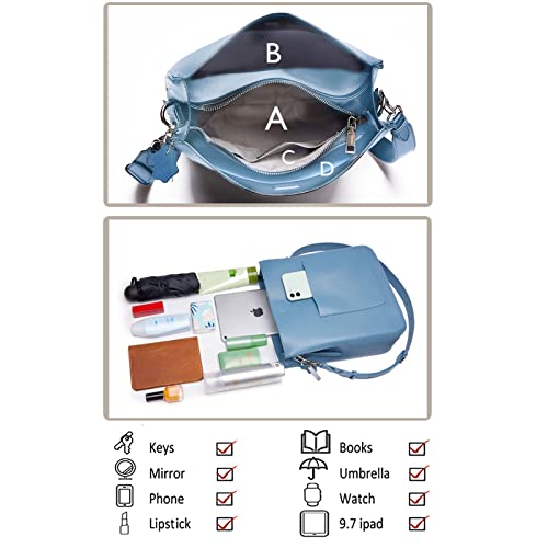 Crossbody Bags For Women Genuine Leather Guitar Strap Purse Fashion Hobo Shoulder Bucket Womens Purses And Handbags #TOP5