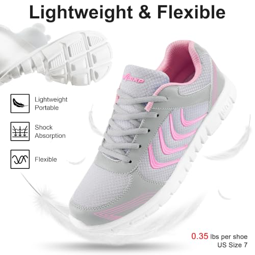 Image of Alicegana Womens Comfortable Walking Shoes: Lightweight Breathable Womens Sneakers for Daily Walks - Non Slip Casual Tennis Shoes for Work Commuting