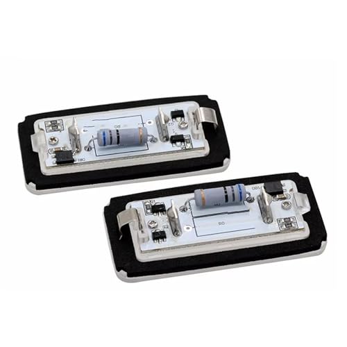 2 luces LED para matrícula de coche Fiat 500 bombilla matrícula lámpara con controlador 2