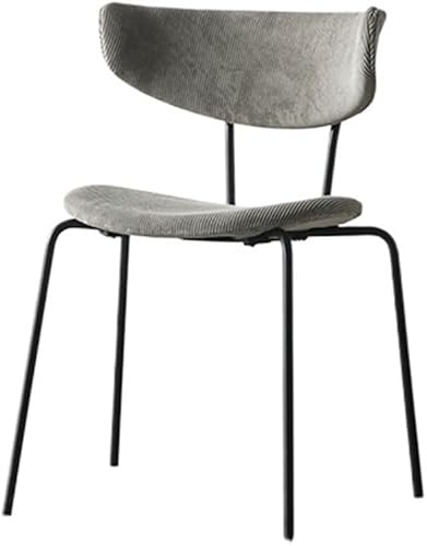 Sillas de comedor, silla de comedor de pana vintage, silla auxiliar de cocina moderna de mediados de siglo con comodidad ergonómica, sillas para