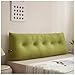 Produktbild BPWXINL Rückenkissen, Lesekissen für Bett und Sofa, Wand Keilkissen für Nacken, Schulter, Rücken und Lendenwirbelstütze, Stützkissen für Lesehöhe von 40 cm, Green-200X40X12cm