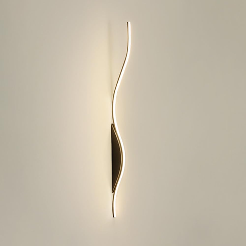 SXECAEPS Modern Led Wall Light Indoor Sconce Lighting, Living Room Hallway Bedroom Bedside Linear Lamps, Bathroom Vanity Fixtures over Mirror
