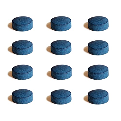 Tweeten Elk Master Billiard Pool Cue Tips (11 mm, Pack of 12)