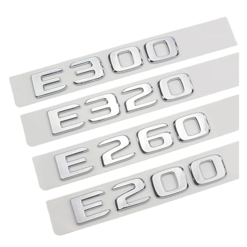 1 �� 3D ABS �N���[�����S E200 E300 E320 E220 �G���u���������X�e�b�J�[�Ԃ̃g�����N�o�b�W E �N���X 220 200 300 W212 W213 �A�N�Z�T���[(Chrome,E220d)