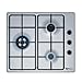 Balay 3ETX463MB Plaque de cuisson à gaz, argent