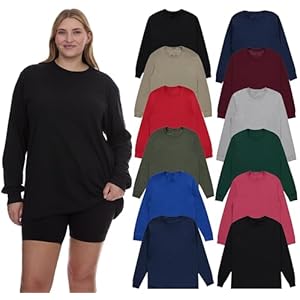 BILLIONHATS Womens Plus Size Long S...