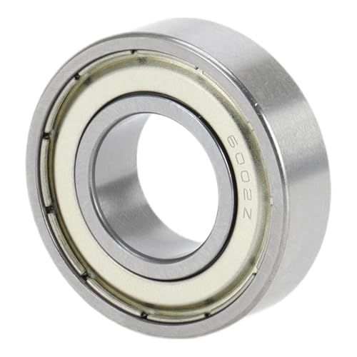 Image of X AUTOHAUX 6002ZZ Deep Groove Ball Bearings P6 15x32x9mm Lubricated Bearings Double Metal Seal Silver Tone Scooter Skateboard Wheel