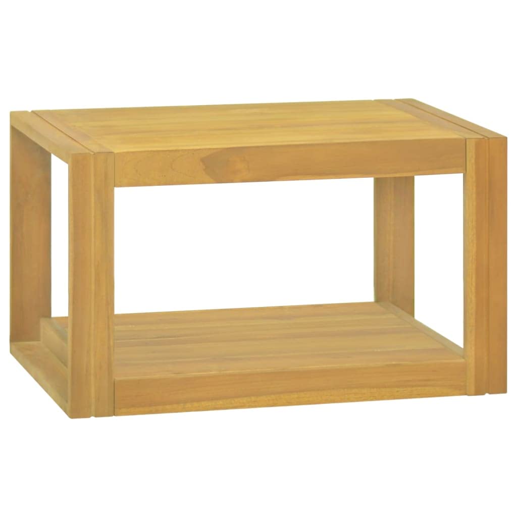vidaXL Armario de Baño de Pared Unidad Tocador Almacenamiento Mueble Ducha Aparador Estantería Organizador Interior Familia Madera Maciza de Teca