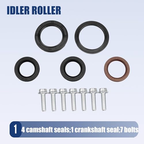 Image of AUCERAMIC TCKWP331A Engine Timing Belt Kit with Water Pump Fit 2001-2013 for Volvo S40 S80 S60 V50 V70 XC70 XC90 2.3L 2.4L 2.5L